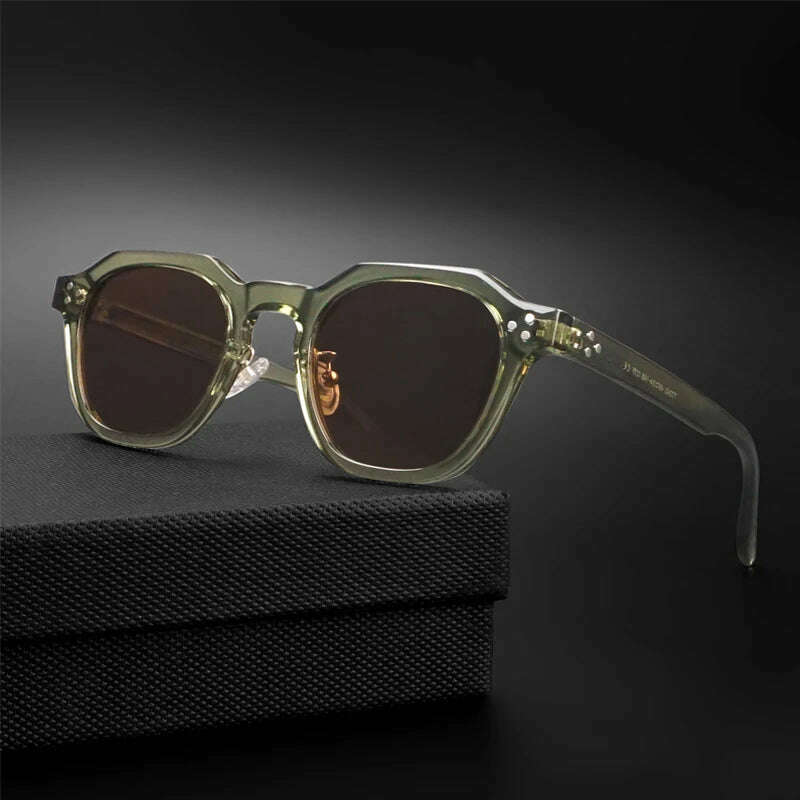 KIMLUD, New Retro Polarized TR90 Frame Men's Sunglasses Fashion Polygon Women Sunglasses Male Outddor High Quality Travel UV400 Eyewear, KIMLUD Womens Clothes