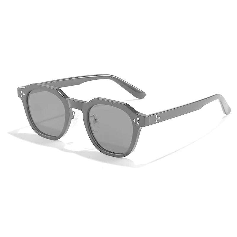 KIMLUD, New Retro Polarized TR90 Frame Men's Sunglasses Fashion Polygon Women Sunglasses Male Outddor High Quality Travel UV400 Eyewear, C03 Black Black / CHINA, KIMLUD Womens Clothes