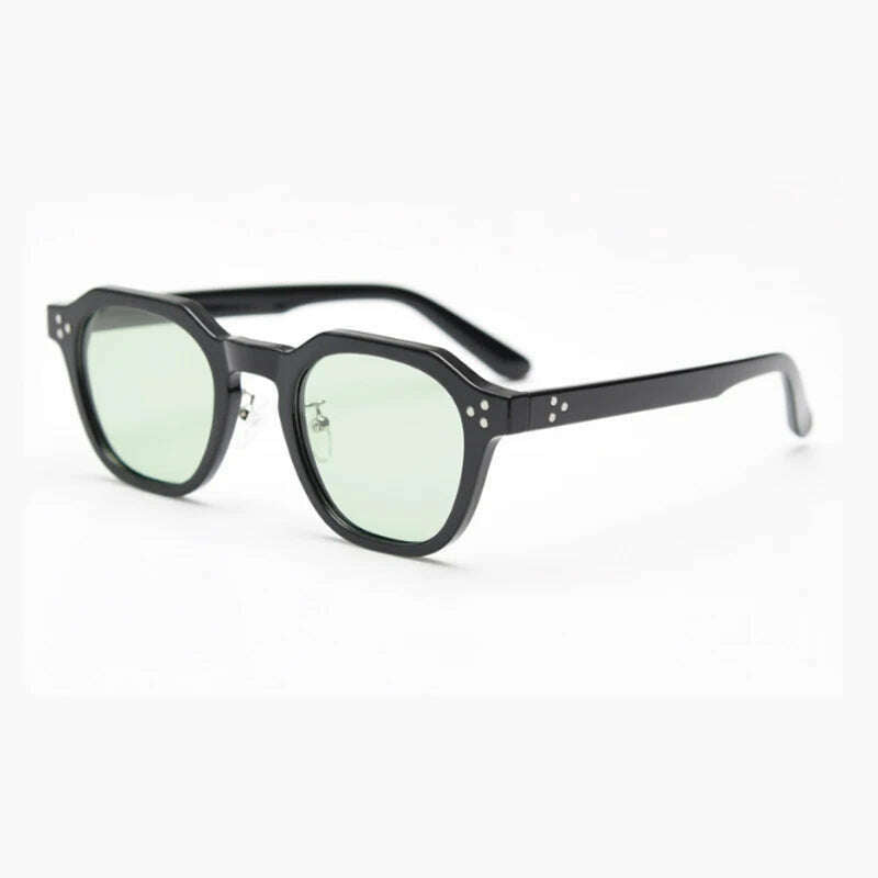 KIMLUD, New Retro Polarized TR90 Frame Men's Sunglasses Fashion Polygon Women Sunglasses Male Outddor High Quality Travel UV400 Eyewear, C11 Black Green / CHINA, KIMLUD Womens Clothes