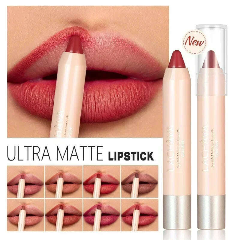 KIMLUD, Nude Brown Lipliner Pen Waterproof Sexy Red Matte Contour Tint Lipstick Lasting Non-stick Cup Lipliner Pen Lips Makeup Cosmetic, KIMLUD Womens Clothes