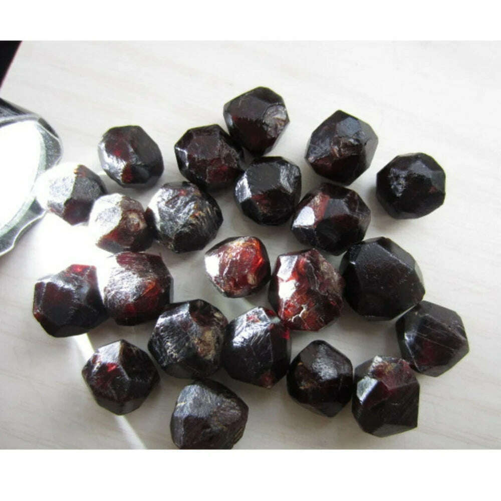 KIMLUD, Original  Natural  Red Garnet Crystal Gemstone Rough Stone Mineral Specimen Healing Quartz, KIMLUD Womens Clothes