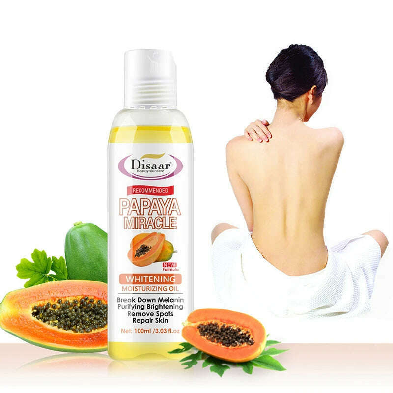 KIMLUD, Papaya Moisturizing Oil Anti Aging Fade Spots Face Care Oil Exclude Stacking Relaxing Skin Massage Oil Skin Care Emollient Oil, KIMLUD Womens Clothes