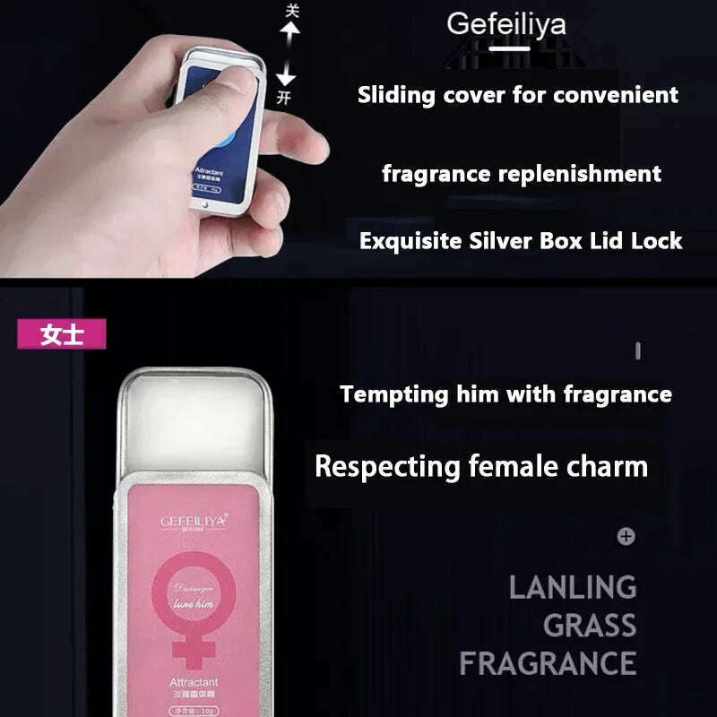 KIMLUD, Pheromone Perfume Oil For Men Attract Women Solid Balm Pheromone Solid Perfume For Men Women Lady Female Parfum LongLasting, KIMLUD Womens Clothes