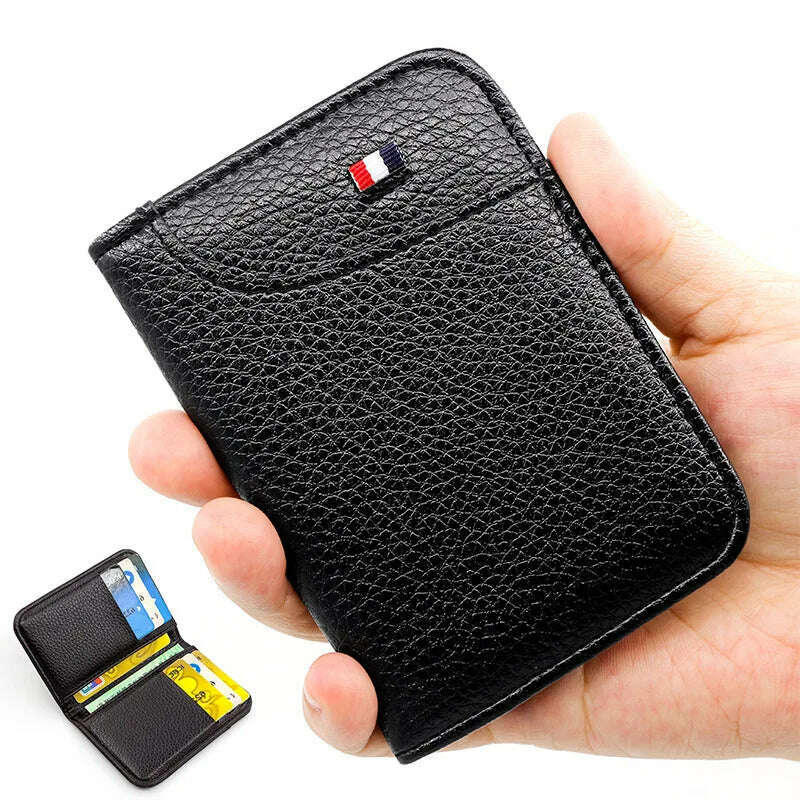 KIMLUD, Portable Super Slim Soft Wallet PU Leather Mini Credit Card Wallet Purse Card Holders Men Wallet Thin Small Short Wallets, KIMLUD Womens Clothes