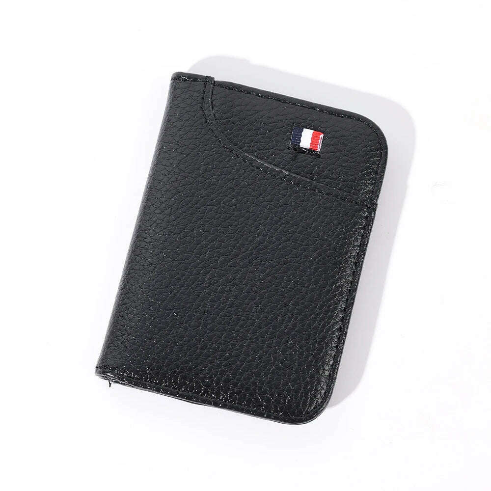 Portable Super Slim Soft Wallet PU Leather Mini Credit Card Wallet Purse Card Holders Men Wallet Thin Small Short Wallets - KIMLUD