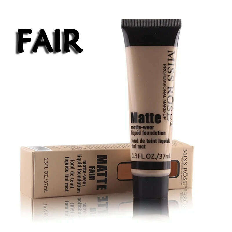 KIMLUD, Professional Base Matte Liquid Foundation Makeup Waterproof Face Concealer Foundation Cosmetics Repair Face Make Up, FAIR, KIMLUD APPAREL - Womens Clothes