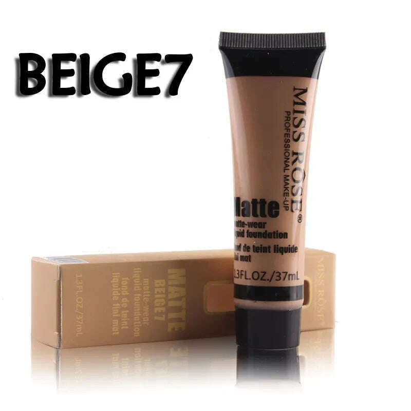 Professional Base Matte Liquid Foundation Makeup Waterproof Face Concealer Foundation Cosmetics Repair Face Make Up - KIMLUD