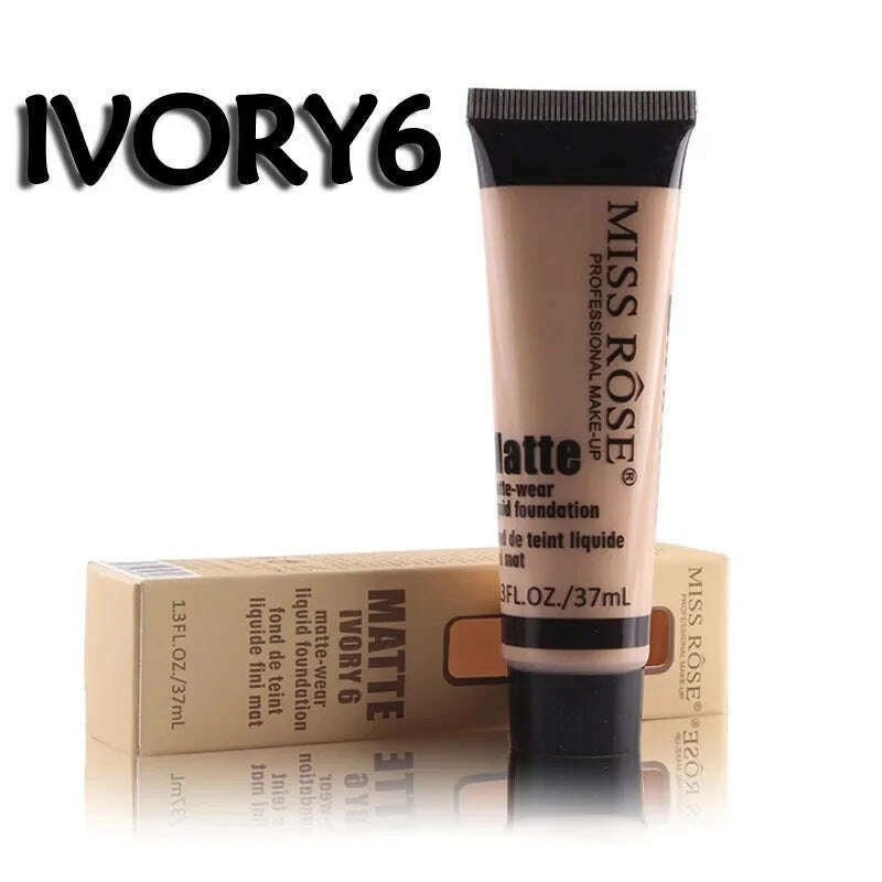 Professional Base Matte Liquid Foundation Makeup Waterproof Face Concealer Foundation Cosmetics Repair Face Make Up - KIMLUD