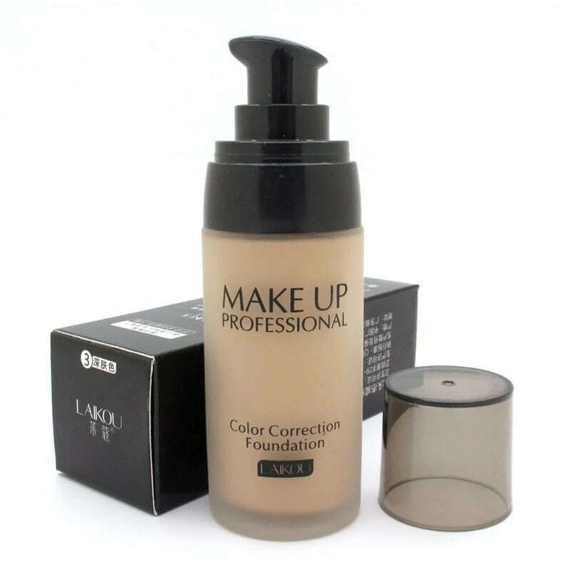 Professional Face Liquid Foundation Cream Full Coverage Concealer Moisturizing Oil Control Foundation Base Brighten Face Makeup - KIMLUD