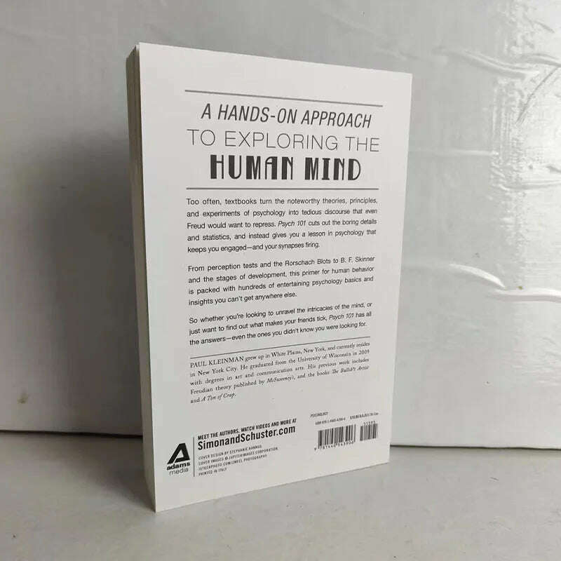 KIMLUD, Psych 101 by Paul Kleinman A Crash Couse in the Science of the Mind Popular Psychology Reference English Book Paperback, KIMLUD Womens Clothes