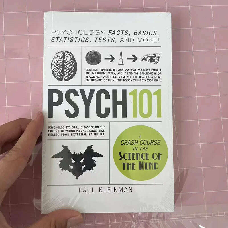 KIMLUD, Psych 101 by Paul Kleinman A Crash Couse in the Science of the Mind Popular Psychology Reference English Book Paperback, KIMLUD Womens Clothes