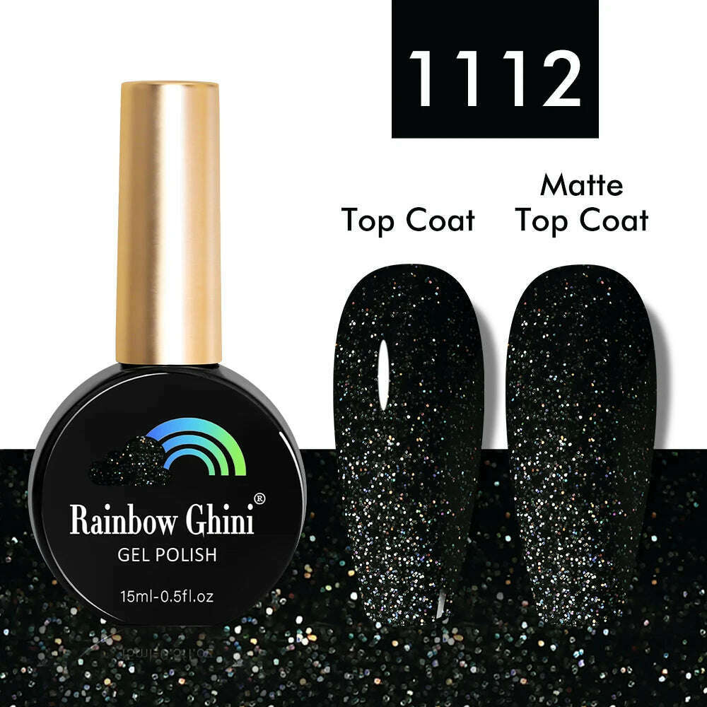 KIMLUD, Rainbow Ghini 15ml Glitter Dark Red Gel Nail Polish Semi-Permanent Varnish UV Pale Red Nail Gel Art Supplies for Professionals, 1112, KIMLUD APPAREL - Womens Clothes