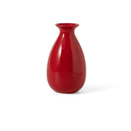 KIMLUD, Red Decor Vase Creativity Desktop Ceramic Vase for Home Living Room Office Chinese Traditional Wedding Decoration Souvenir Gift, B, KIMLUD APPAREL - Womens Clothes