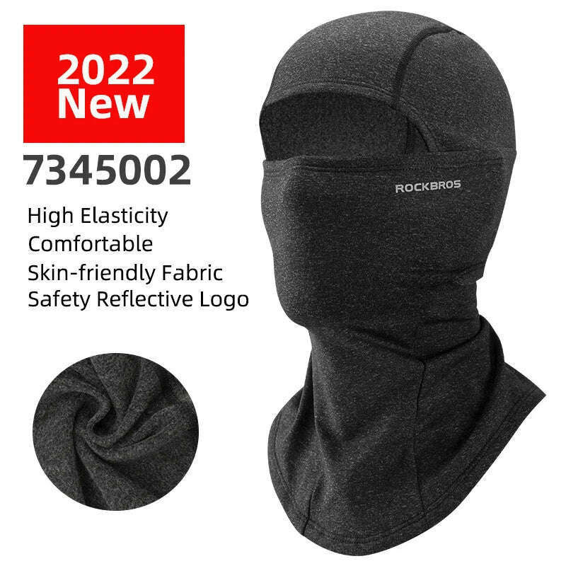 ROCKBROS Winter Ski Face Scarf Face Mask Cycling skiing running sport Training Balaclava Winderproof Bicycle Accessory - KIMLUD