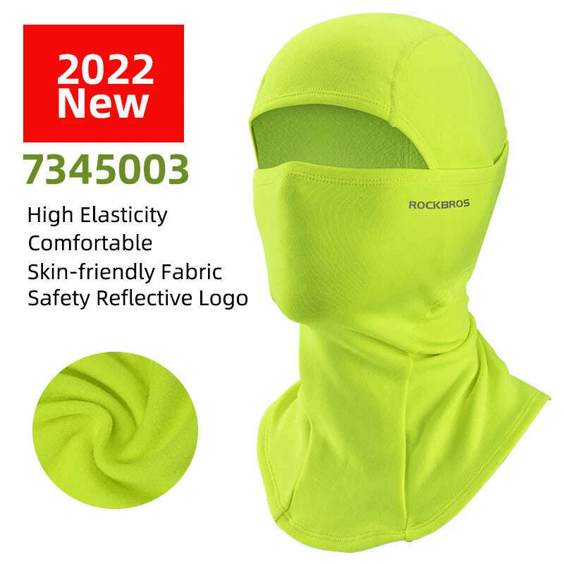 ROCKBROS Winter Ski Face Scarf Face Mask Cycling skiing running sport Training Balaclava Winderproof Bicycle Accessory - KIMLUD