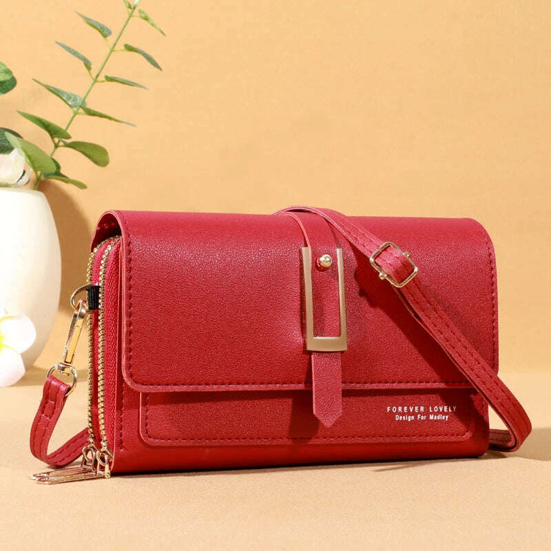 Roulens Small Crossbody Shoulder Bag For Women,Cellphone Bags Card Holder Wallet Purse And Handbags - KIMLUD