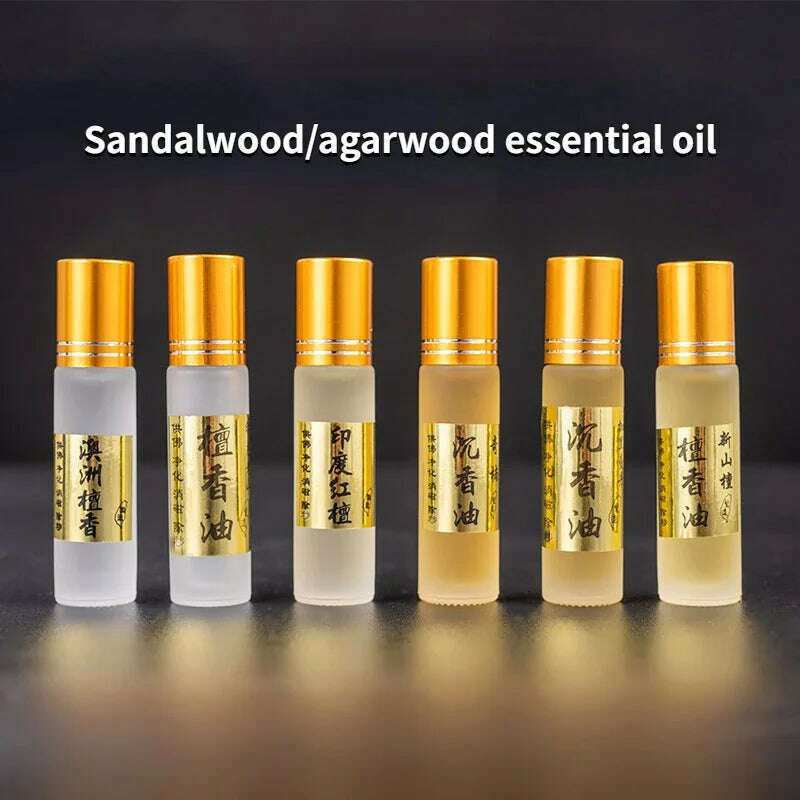 Sandalwood/Agarwood Essential Oil Soothing Ritual Buddha/For Buddha/maintenance Buddha Beads/daub Natural Aromatherapy Material - KIMLUD