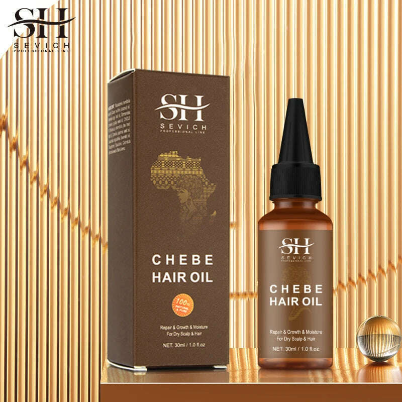 KIMLUD, Sevich Africa Hair Growth Oil 30ml Traction Alopecia Chebe Powder Essence Oil Anti Hair Loss Treatment Product Thicken Hair Care, KIMLUD Womens Clothes