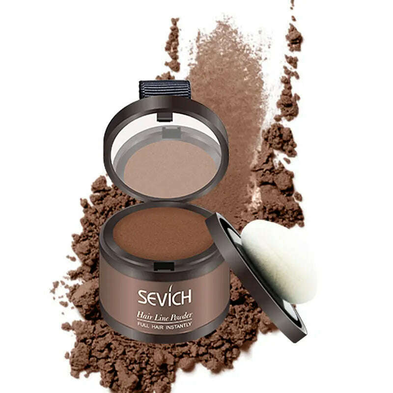 KIMLUD, SEVICH Beard Hair Shadow Powder Beard Root Cover Up Concealer Fill In Thinning Instantly Modify Beard Fluffy Powder 13 Color 4g, KIMLUD Womens Clothes