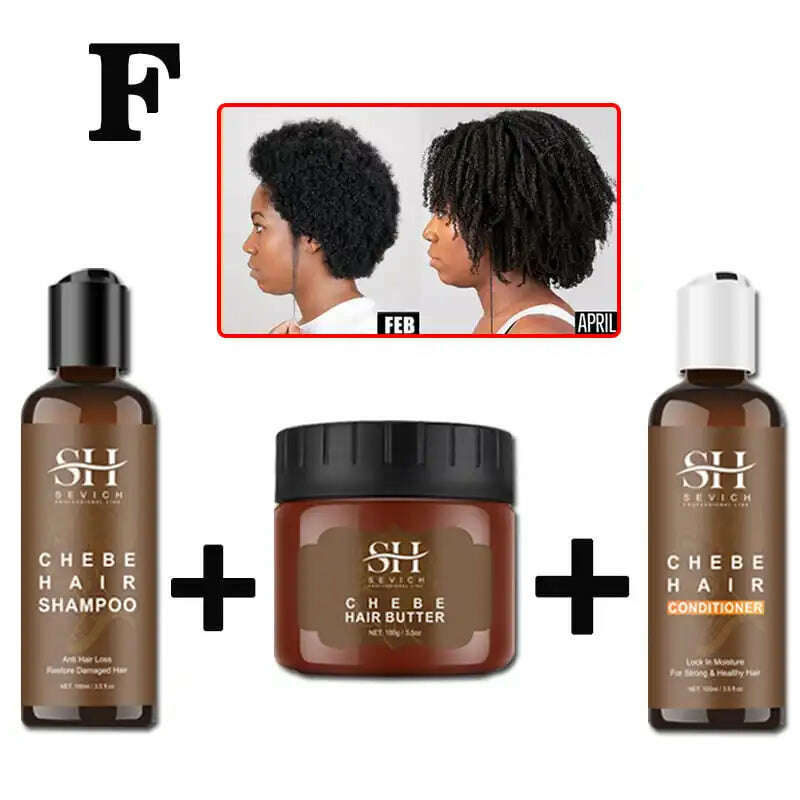 Sevich Chebe Hair Loss Treatment Spray Traction Alopecia Chebe Powder Essential Oil Africa Crazy Hair Growth Products Hair Care - KIMLUD