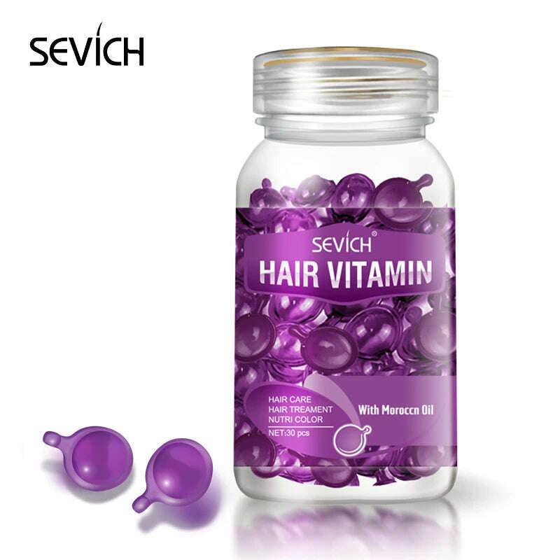 KIMLUD, Sevich Moroccan Treatment Oil For Dry Hair Nourishing & Scalp Treatments Hair Vitamin Keratin Complex Oil Capsule Hair Serum, Hair keep luster / UNITED KINGDOM, KIMLUD APPAREL - Womens Clothes