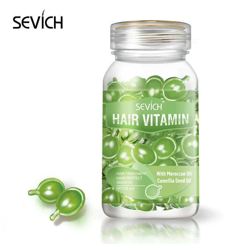 KIMLUD, Sevich Moroccan Treatment Oil For Dry Hair Nourishing & Scalp Treatments Hair Vitamin Keratin Complex Oil Capsule Hair Serum, Make hair silky / UNITED KINGDOM, KIMLUD APPAREL - Womens Clothes