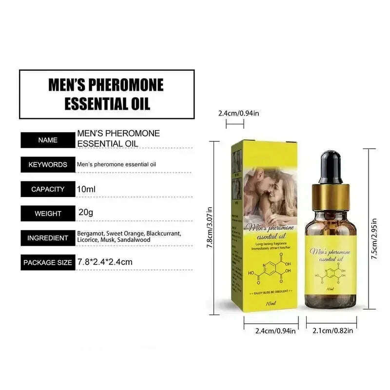 KIMLUD, Sex Pheromone For Man Attract Women Androstenone Sexually Stimulating Fragrance Oil Flirting Sexy Perfume Product, KIMLUD Womens Clothes