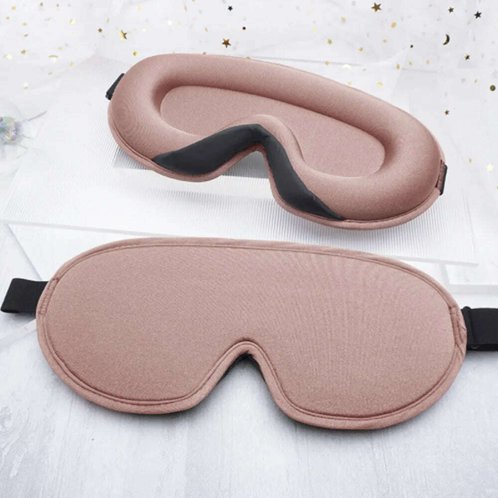 KIMLUD, Silk Sleeping Mask Soft Smooth Sleep Mask For Eyes Travel Shade Cover Rest Relax Sleeping Blindfold Eye Cover Sleeping Aid, A-Rose(Silk Mask), KIMLUD APPAREL - Womens Clothes