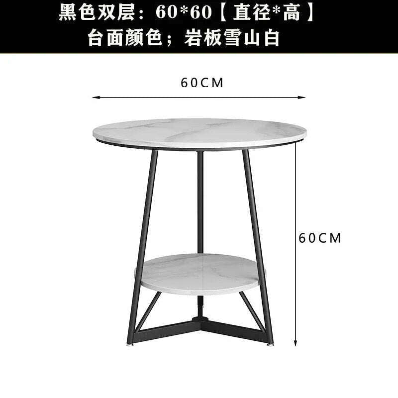 KIMLUD, Small Minimalist White Coffee Table Writing Nordic Dinning Living Room Coffee Tables Hallway Center Koffie Tafels Home Furniture, style 15, KIMLUD APPAREL - Womens Clothes