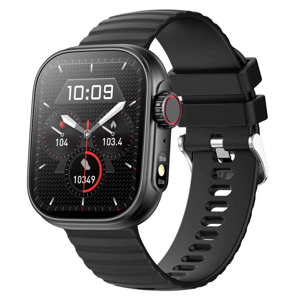 Smart Watch Bracelet 2.01 AI Voice Sleep Heart Rate Blood Pressure Bluetooth Phone Music Fitness Women Men 100+ Sport Mode Watch - KIMLUD