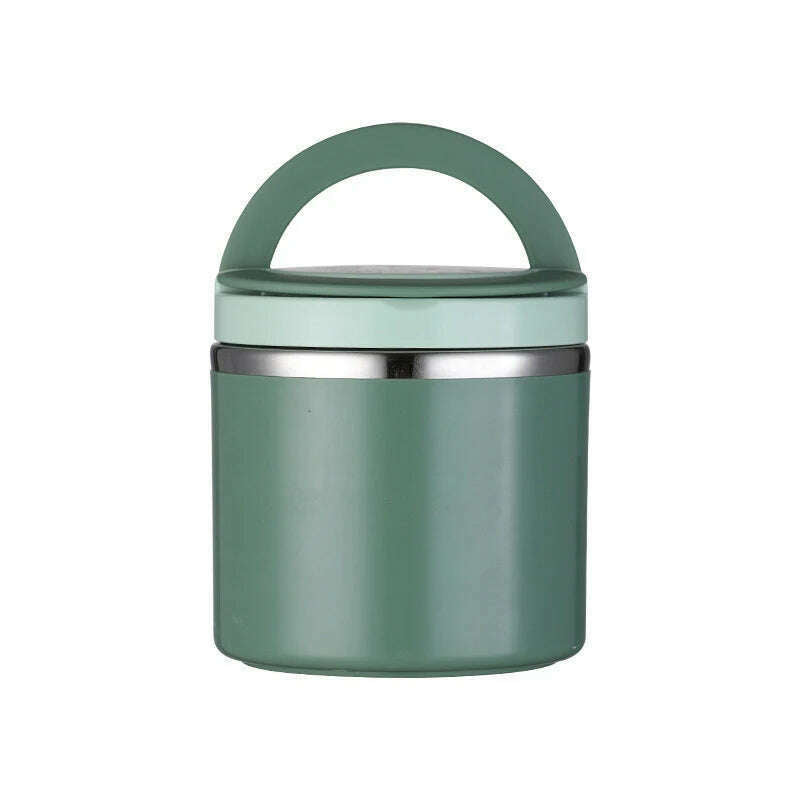 Soup Thermos Food Jar Insulated Lunch Container Bento Box for Cold Hot Food Food Flask Stainless Steel Lunch Box With Handle - KIMLUD