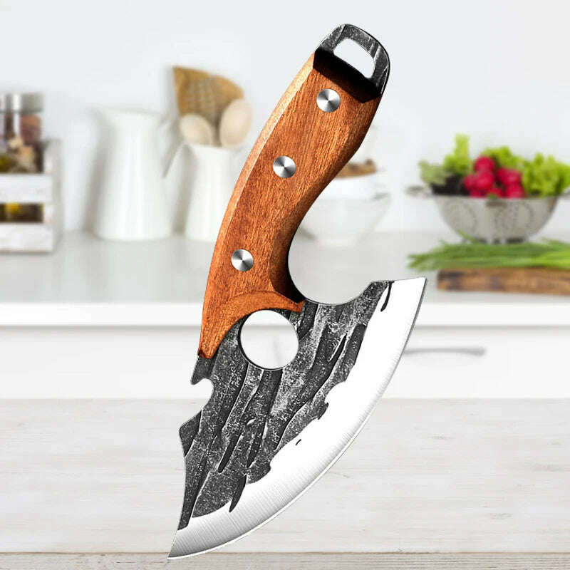 KIMLUD, Stainless Steel Kitchen Meat Cleaver Butcher Peeling Boning Knife Fish Fillet Knife Vegetable and Fruit Slicing Knife, B1pcs, KIMLUD APPAREL - Womens Clothes