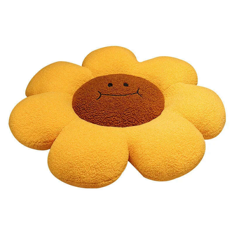 KIMLUD, Sunflower Seat Cushion with Window Seat Design Beautiful and Comfortable Chair Pad for Living Room, KIMLUD Womens Clothes