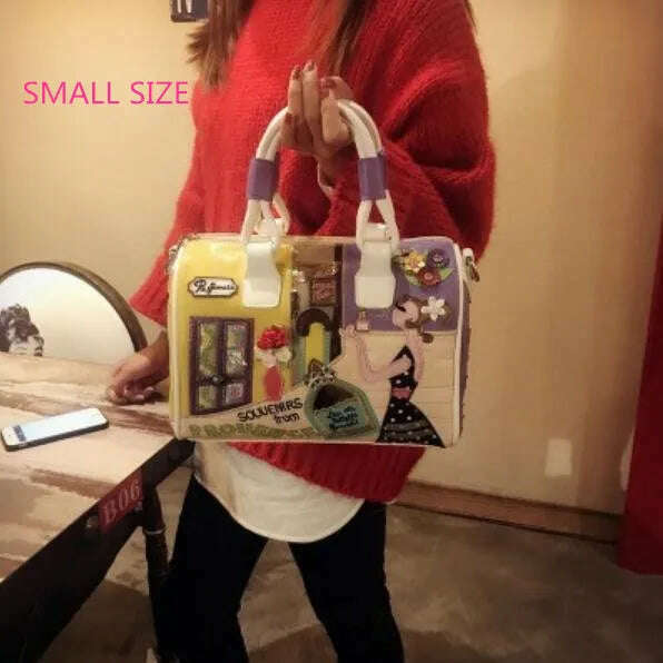 Super quality Women Handbag Shoulder boston Bag tote Italian Leather Bags Sac A Main Borse Candy Color Luxury Handbags - KIMLUD