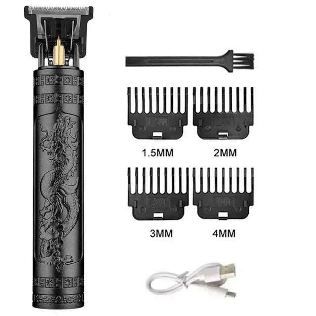 KIMLUD, T9 Hair Clipper Beard Shaving Body Hair Trimmer Clippers Electric Hair Cutting Machine Professional Barber Men Trimmer Shaver, KIMLUD Womens Clothes