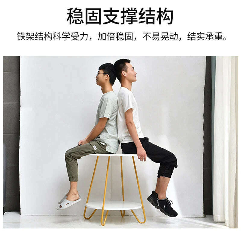 KIMLUD, Tea table modern minimalist wind small apartment living room home small table bedroom online celebrity advanced, KIMLUD Womens Clothes