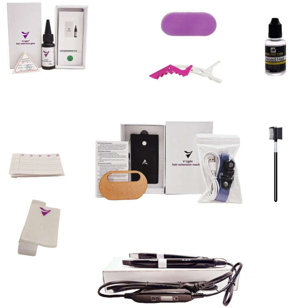 KIMLUD, The recommended hair extension tools for ordering are v light hair extension machine, KIMLUD Womens Clothes