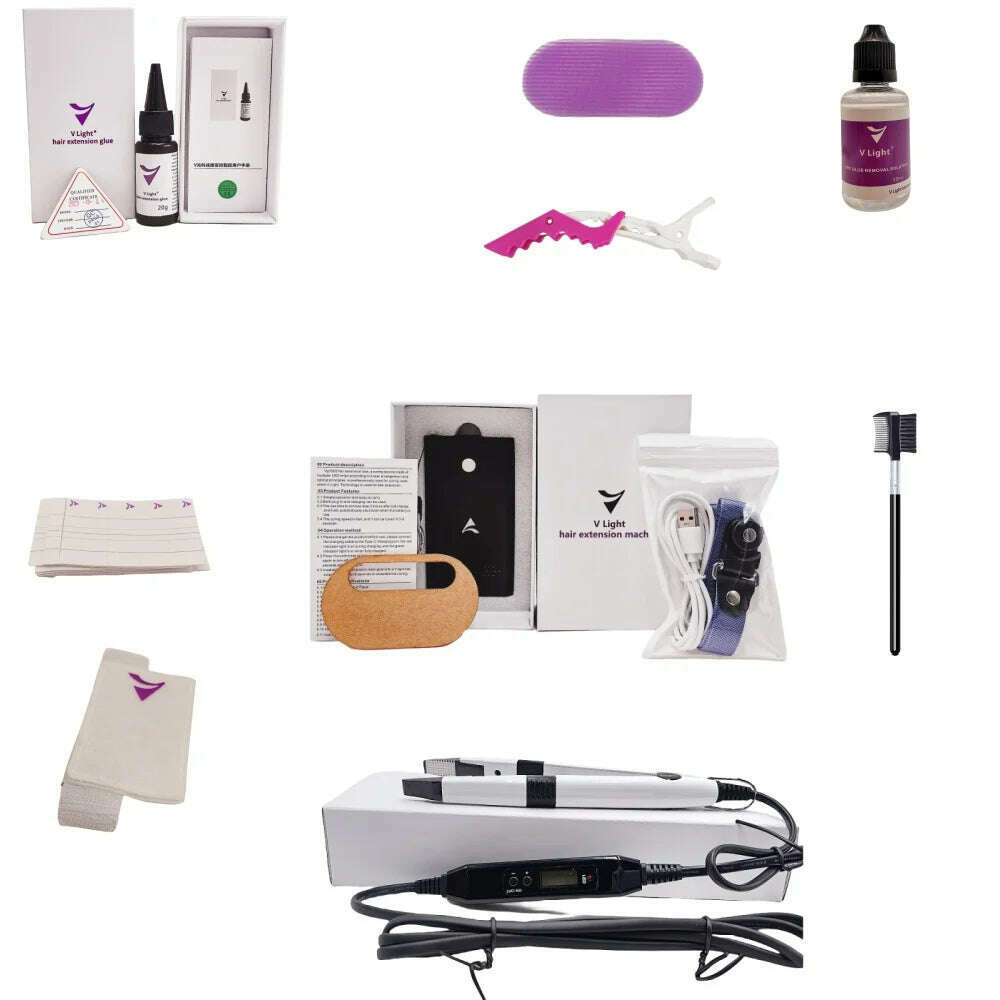 KIMLUD, The recommended hair extension tools for ordering are v light hair extension machine, KIMLUD Womens Clothes