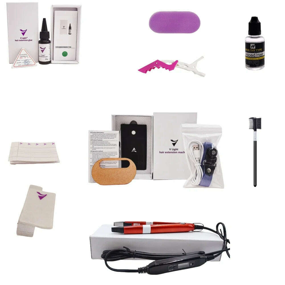 KIMLUD, The recommended hair extension tools for ordering are v light hair extension machine, combination 1 / CHINA, KIMLUD APPAREL - Womens Clothes