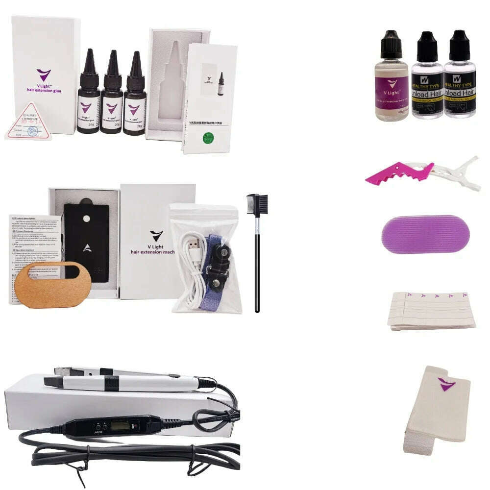 KIMLUD, The recommended hair extension tools for ordering are v light hair extension machine, combination 3 / CHINA, KIMLUD APPAREL - Womens Clothes