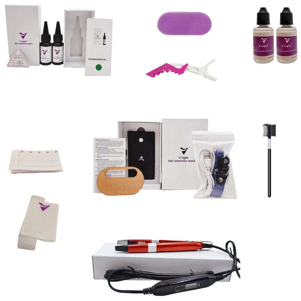 KIMLUD, The recommended hair extension tools for ordering are v light hair extension machine, combination 2 / CHINA, KIMLUD APPAREL - Womens Clothes