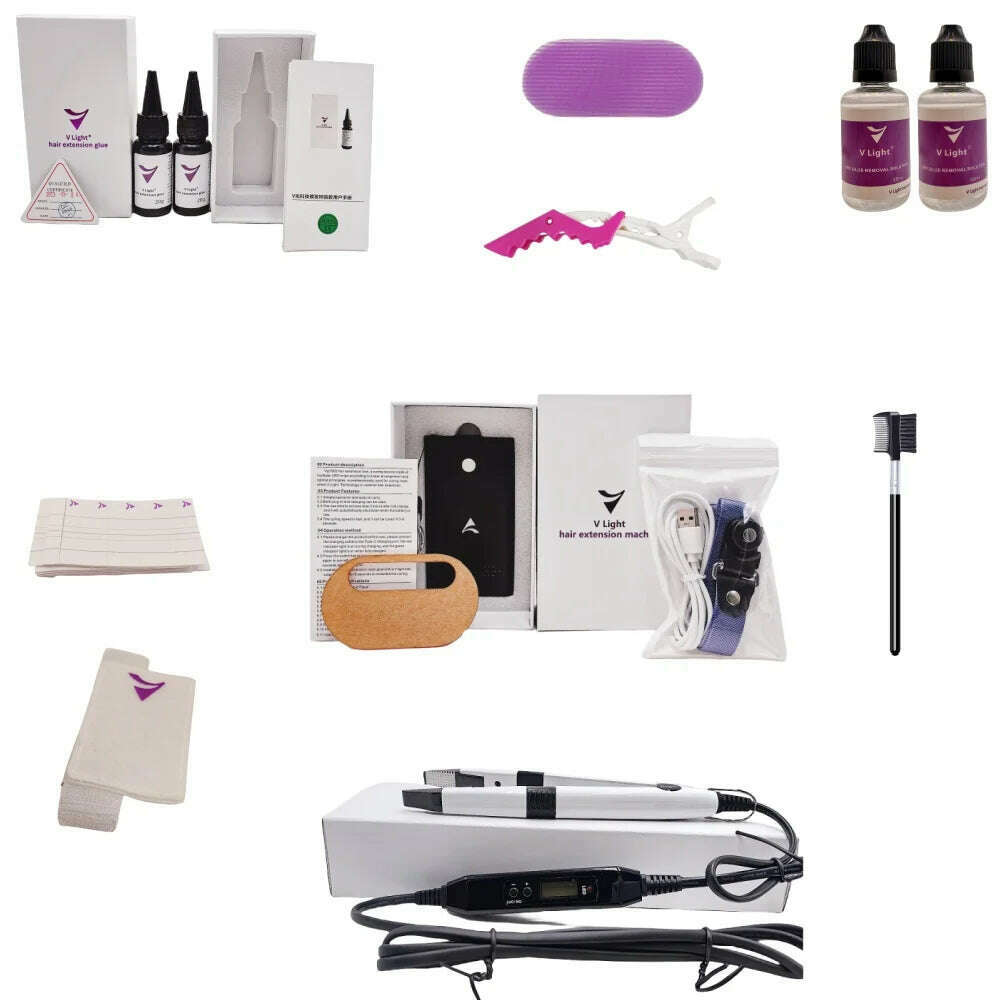 KIMLUD, The recommended hair extension tools for ordering are v light hair extension machine, combination 2 1 / CHINA, KIMLUD APPAREL - Womens Clothes