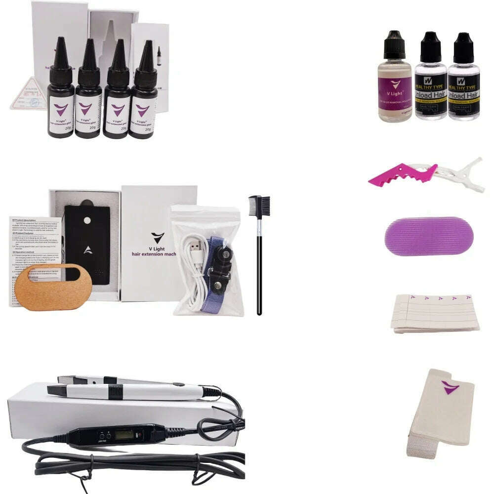 KIMLUD, The recommended hair extension tools for ordering are v light hair extension machine, combination 4 / CHINA, KIMLUD APPAREL - Womens Clothes