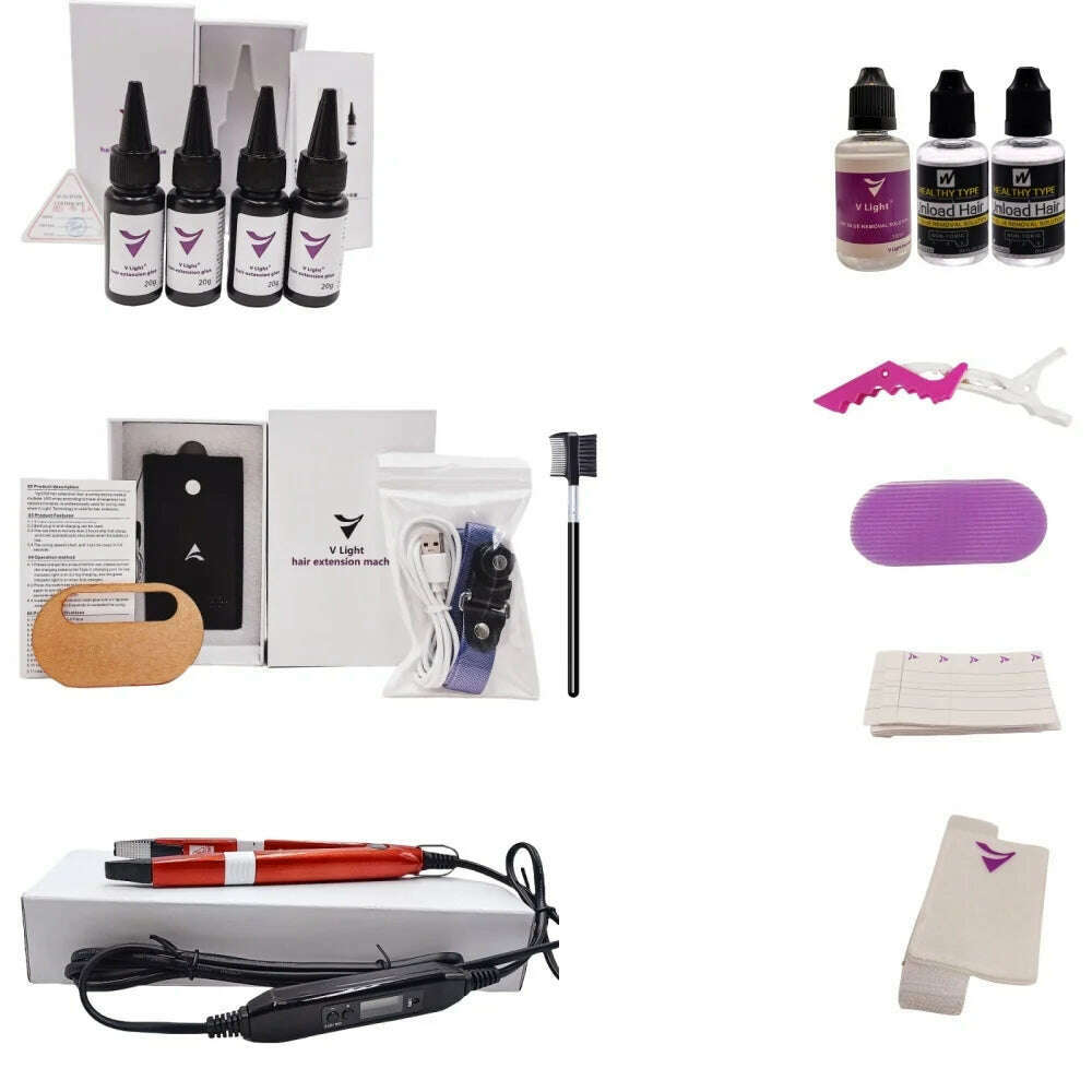 KIMLUD, The recommended hair extension tools for ordering are v light hair extension machine, combination 4 1 / CHINA, KIMLUD APPAREL - Womens Clothes