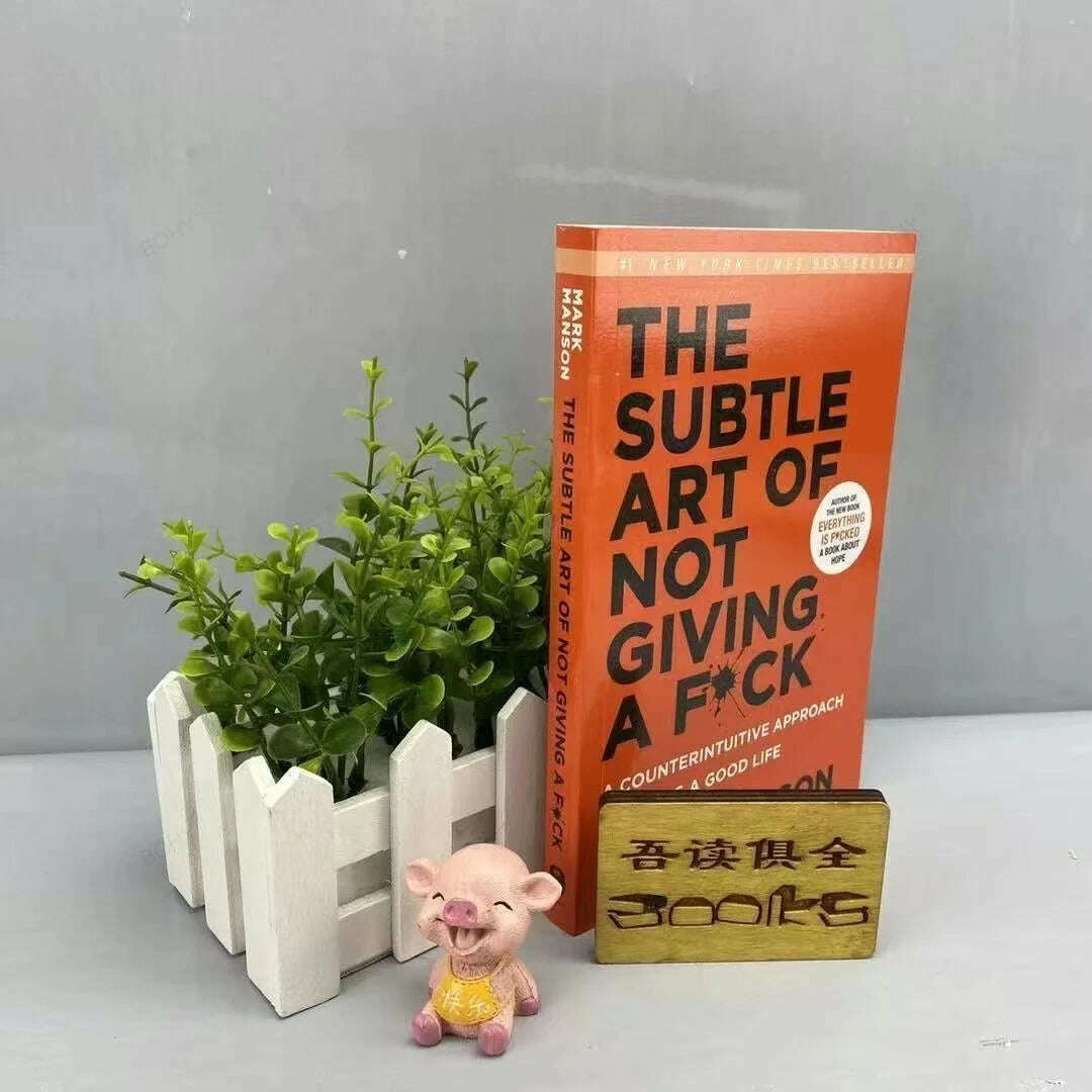 KIMLUD, The Subtle Art of Not Giving A F*ck / Every Thing Is F*cked By Mark Manson Self Management Stress Relief Book, KIMLUD Womens Clothes