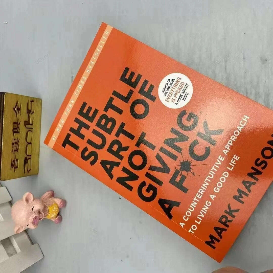 KIMLUD, The Subtle Art of Not Giving A F*ck / Every Thing Is F*cked By Mark Manson Self Management Stress Relief Book, KIMLUD Womens Clothes