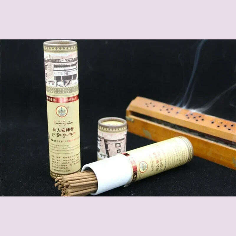 Tibet Mindrolling Temple Incense Sticks Relieves Anxiety Home Fragrances Good Smell Blessings Dispel Negative Energy 1 Box - KIMLUD