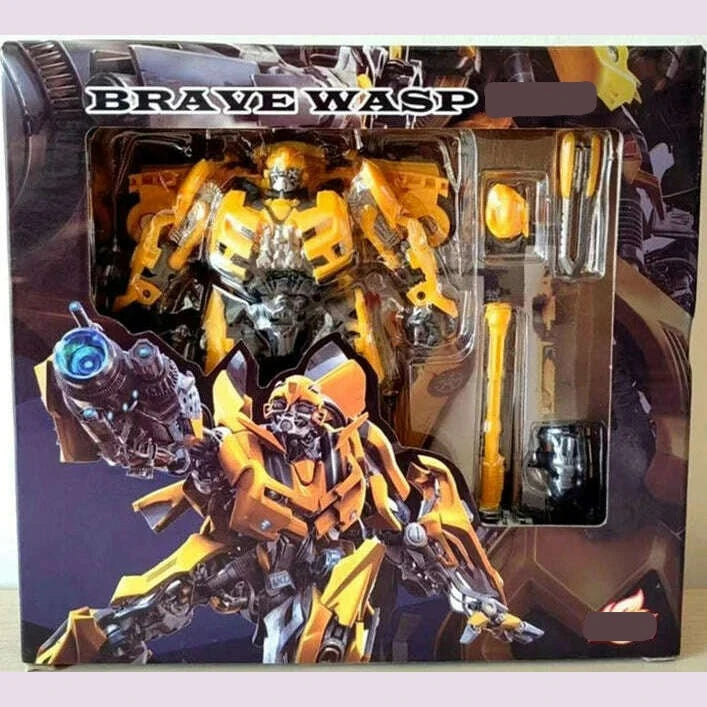 KIMLUD, Transformation 8803 Wasp Warrior Movie Series KO SS-49 SS49 Action Figure Robot Gifts Deformation Toys, With Original Box, KIMLUD APPAREL - Womens Clothes