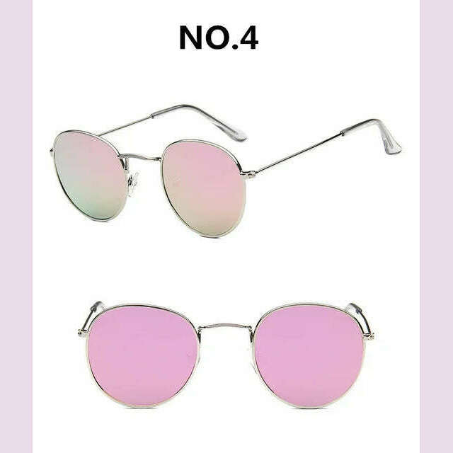 KIMLUD, Vintage Alloy Women Sunglasses Luxury Brand Designer Classic Small Frame Driving Mirror Eyewear Oculos De Sol Masculino, KIMLUD Womens Clothes