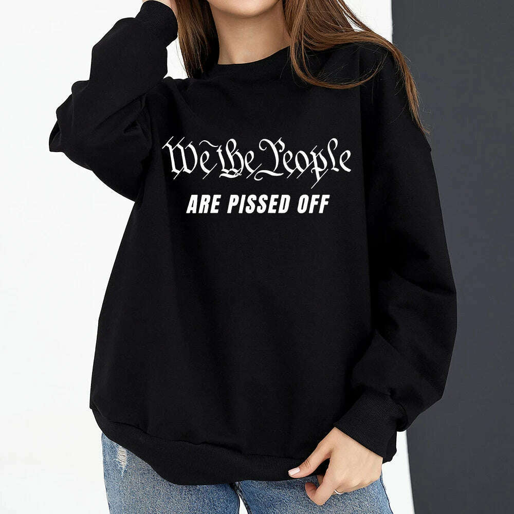 KIMLUD, Vintage American Flag I Identify As A Pissed Off American Women Sweatshirt Fashion Long Sleeve O-neck Pullover Tops hoodies, 10420 / 4XL, KIMLUD APPAREL - Womens Clothes